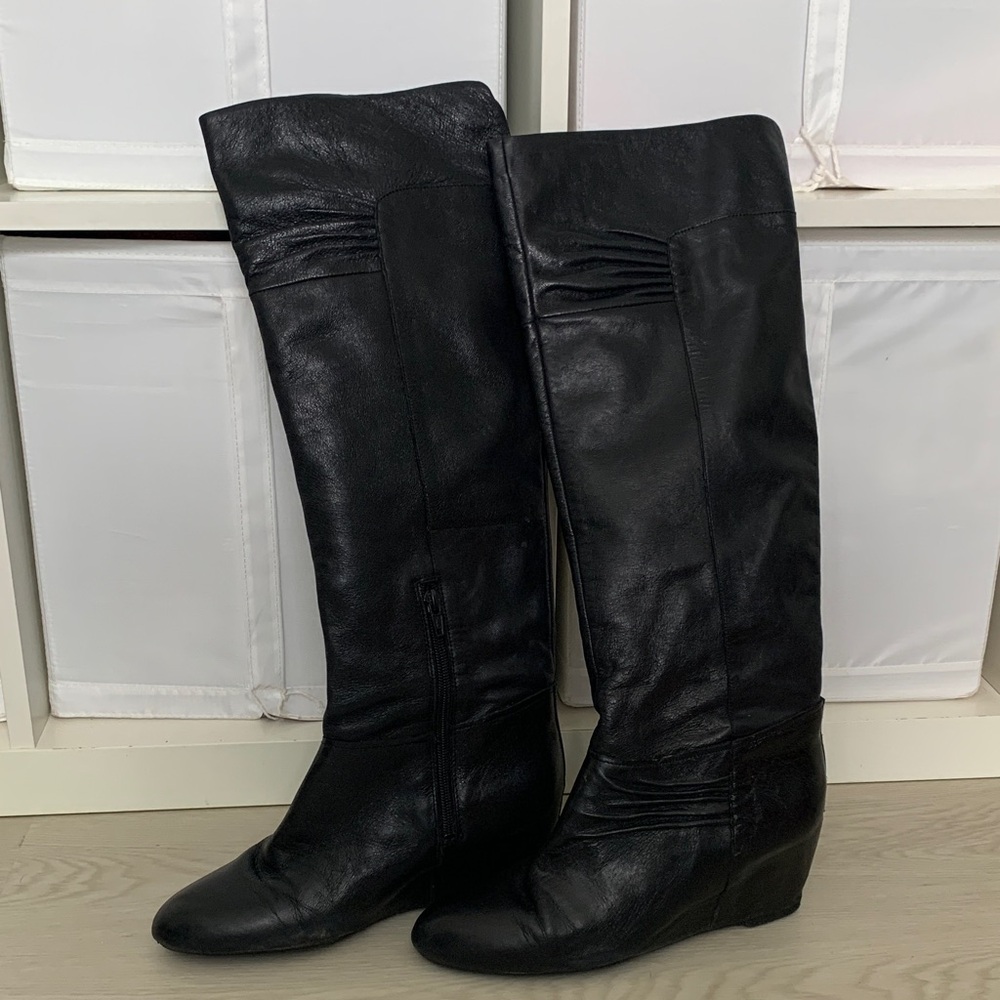 Nine West leather boots 8